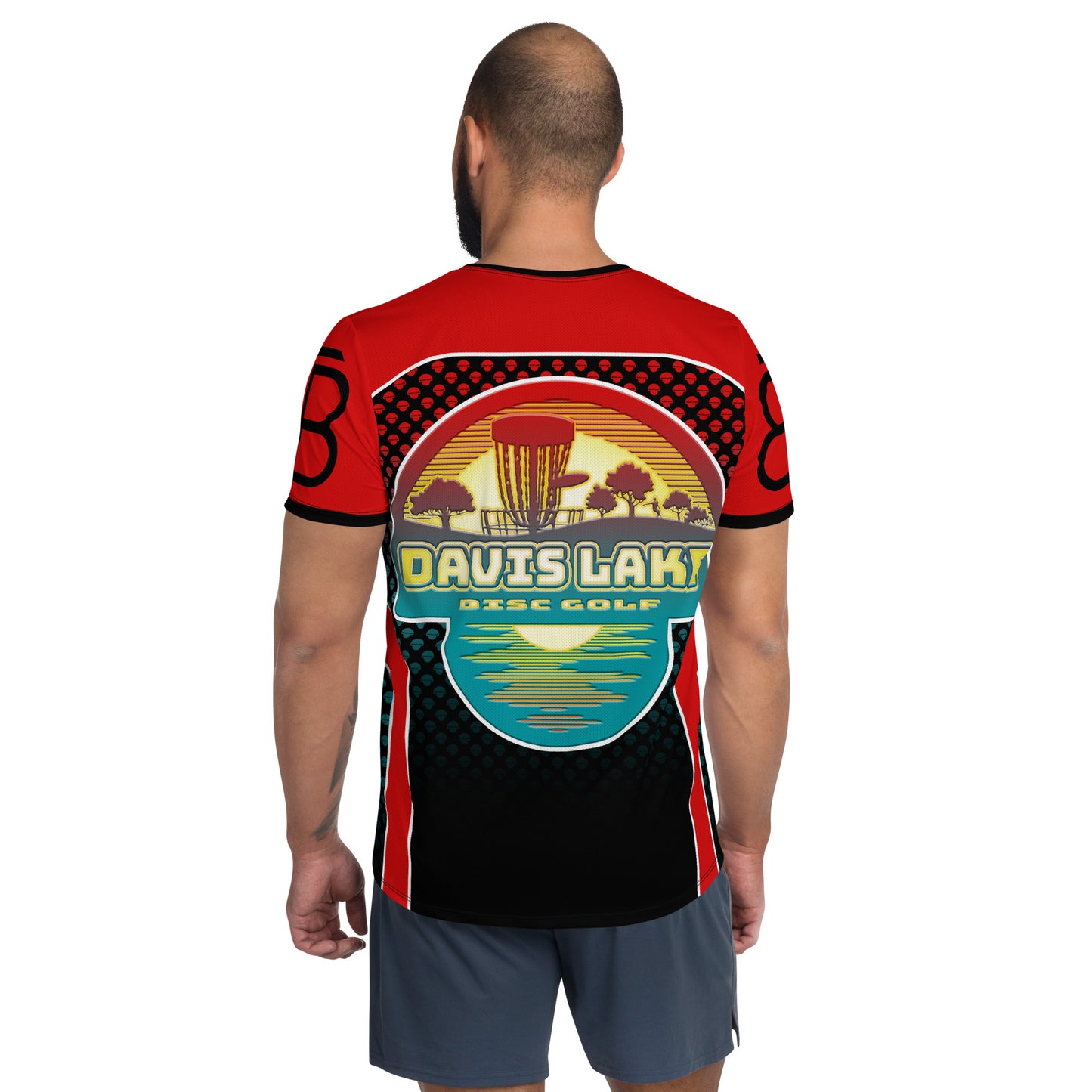 SkeetDesigns | Team BOOMBOOM | Men's All-Over Print Jersey | Davis Lake | Disc Golf Apparel