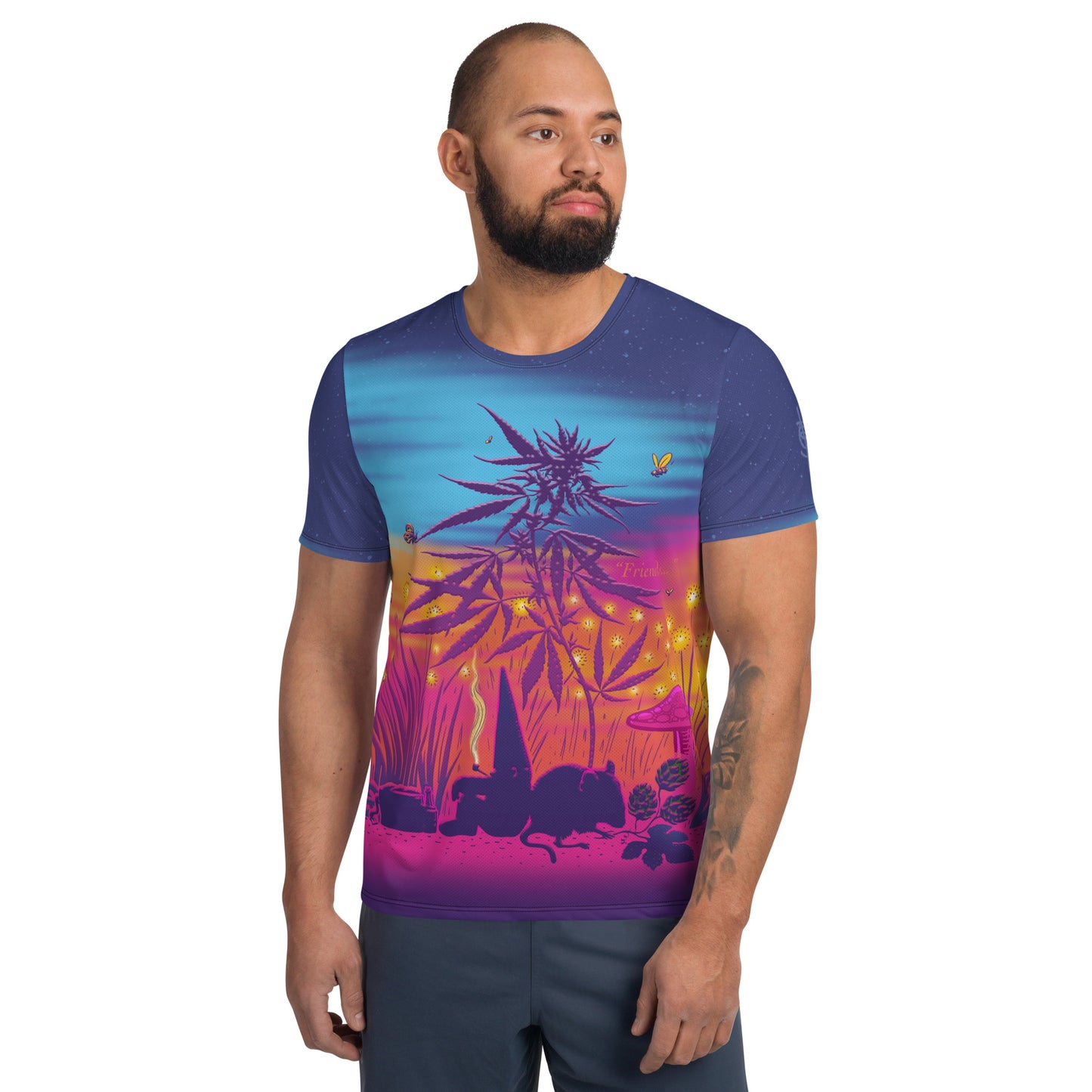 SkeetDesigns | GnomeDriven | Men's All Over Print Jersey | Friends | Disc Golf Apparel