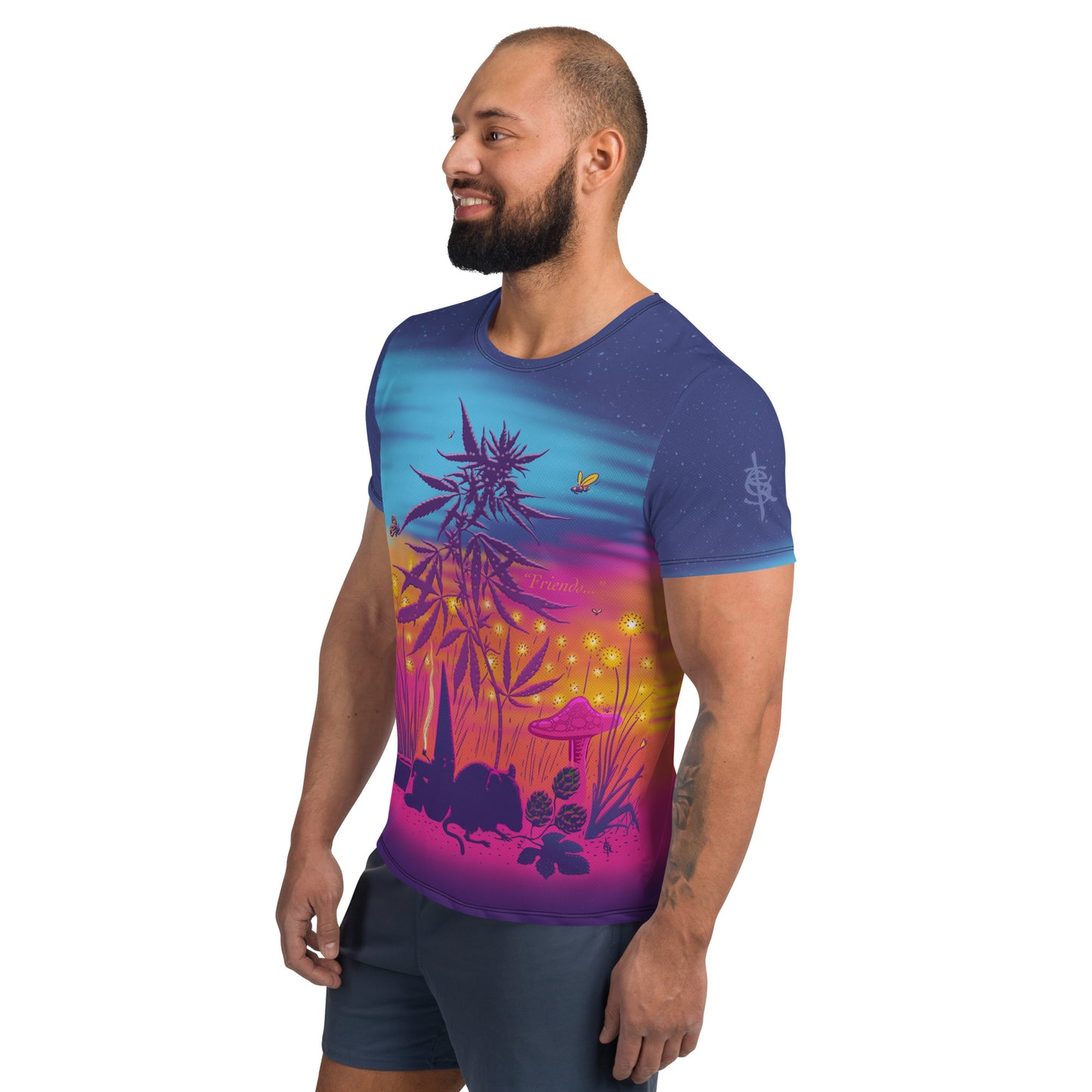 SkeetDesigns | GnomeDriven | Men's All Over Print Jersey | Friends | Disc Golf Apparel