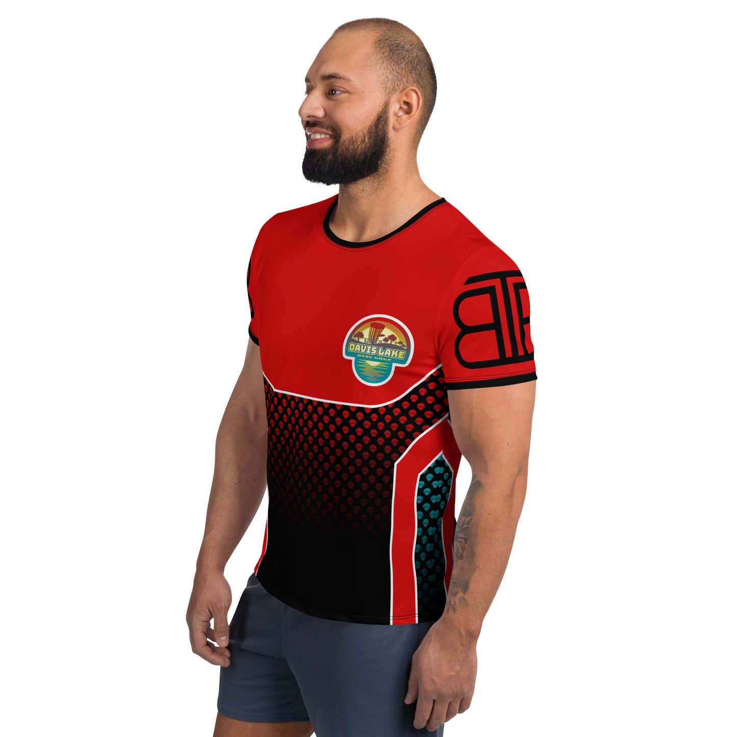 SkeetDesigns | Team BOOMBOOM | Men's All-Over Print Jersey | Davis Lake | Disc Golf Apparel
