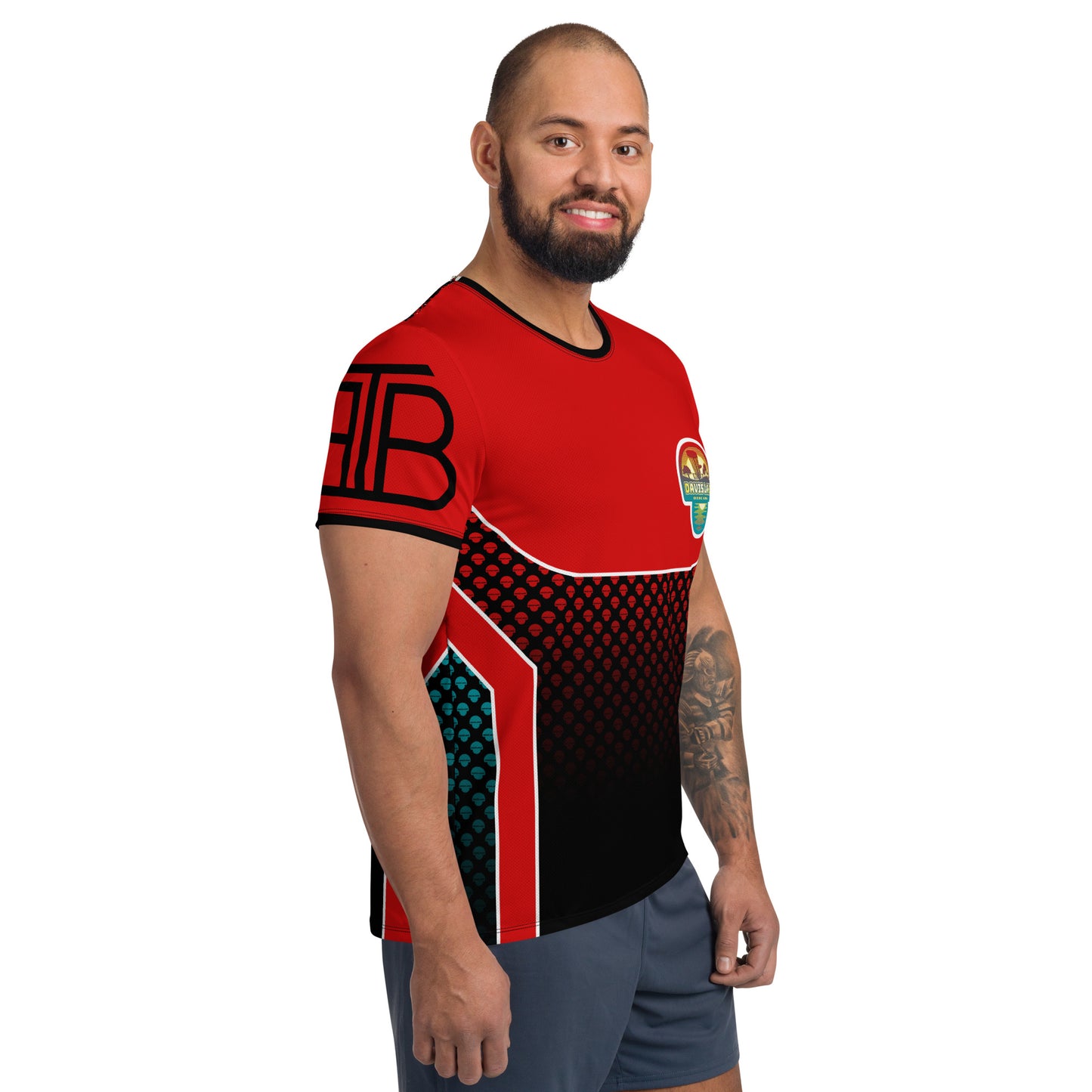 SkeetDesigns | Team BOOMBOOM | Men's All-Over Print Jersey | Davis Lake | Disc Golf Apparel