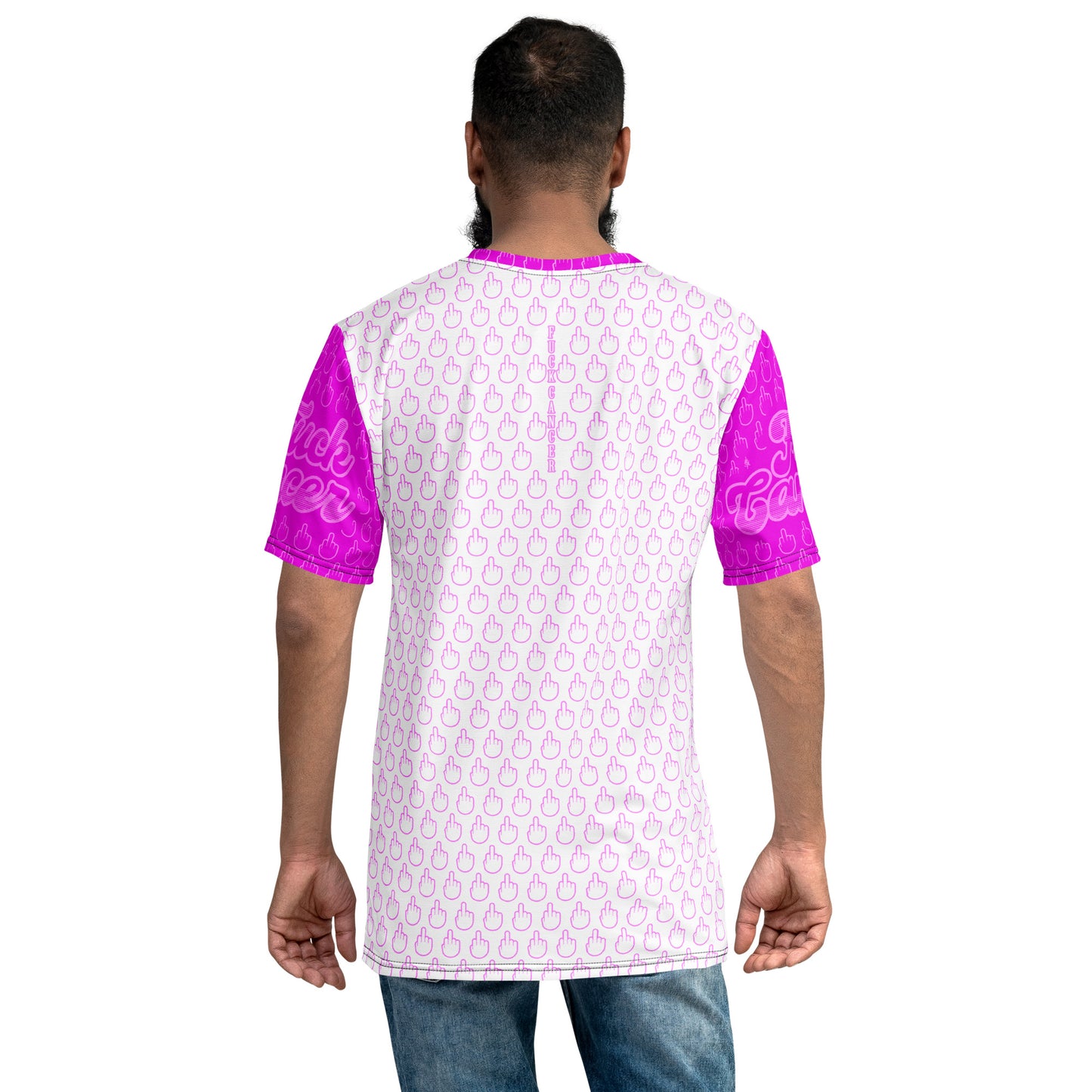 SkeetDesigns | F#$% Cancer Crew Neck | Pink | Disc Golf Apparel