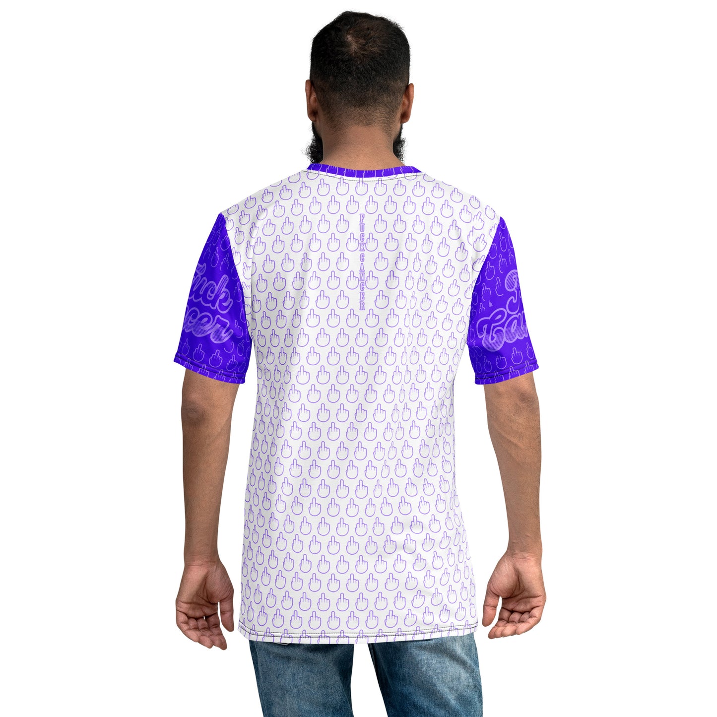 SkeetDesigns | F#$% Cancer Crew Neck | Purple | Disc Golf Apparel