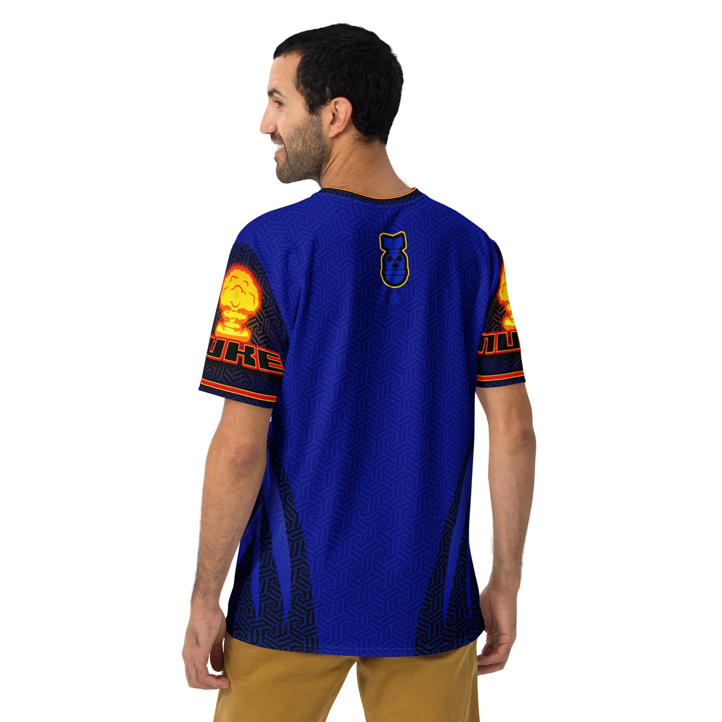 SkeetDesigns | Nuke | All-Over Print Crew Neck | Blue | Disc Golf Apparel