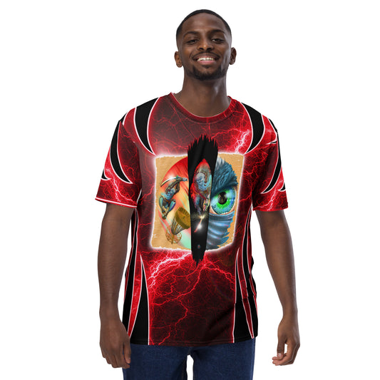 SkeetDesigns | Men's All-Over Print Crew Neck | Katana Slash | Disc Golf Apparel