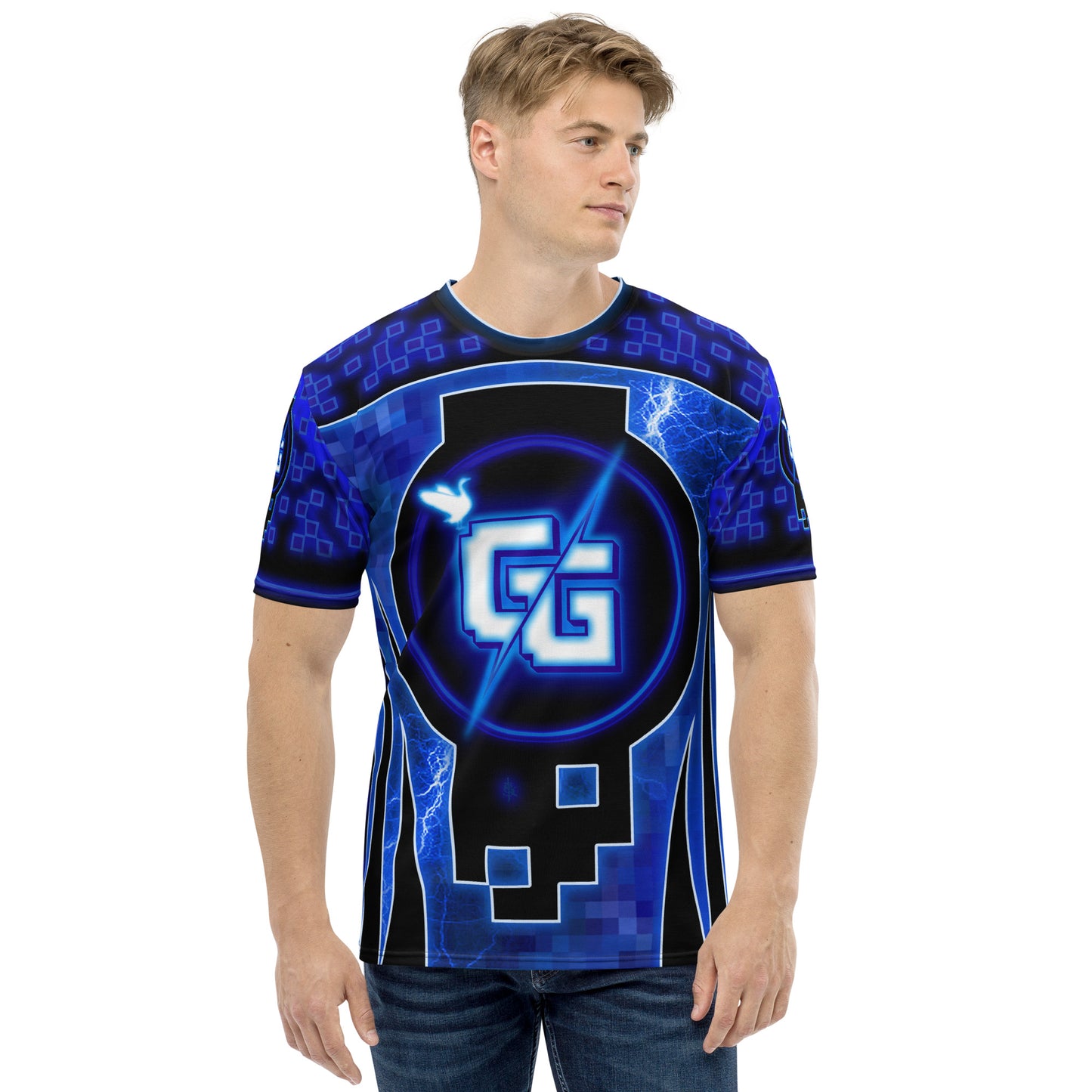 SkeetDesigns | GG | Men's All-Over Print Crew Neck | Disc Golf Apparel