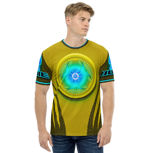 SkeetDesigns | Nuke | All-Over Print Crew Neck | Yellow | Disc Golf Apparel