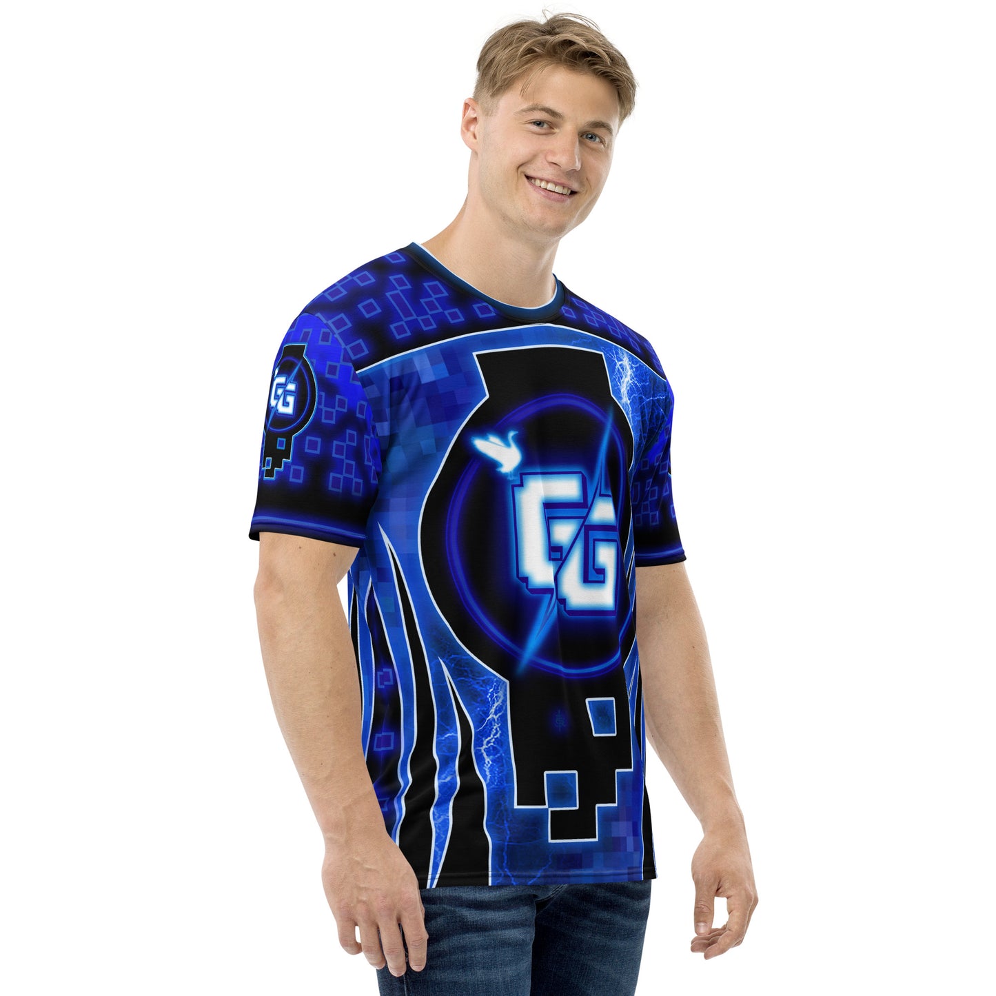 SkeetDesigns | GG | Men's All-Over Print Crew Neck | Disc Golf Apparel