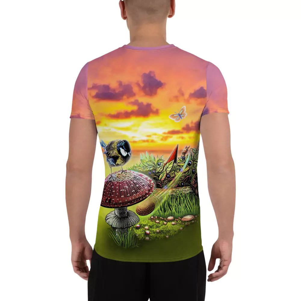SkeetDesigns | GnomeDriven | Men's All Over Print Jersey | Blind Flick Run | Disc Golf Apparel