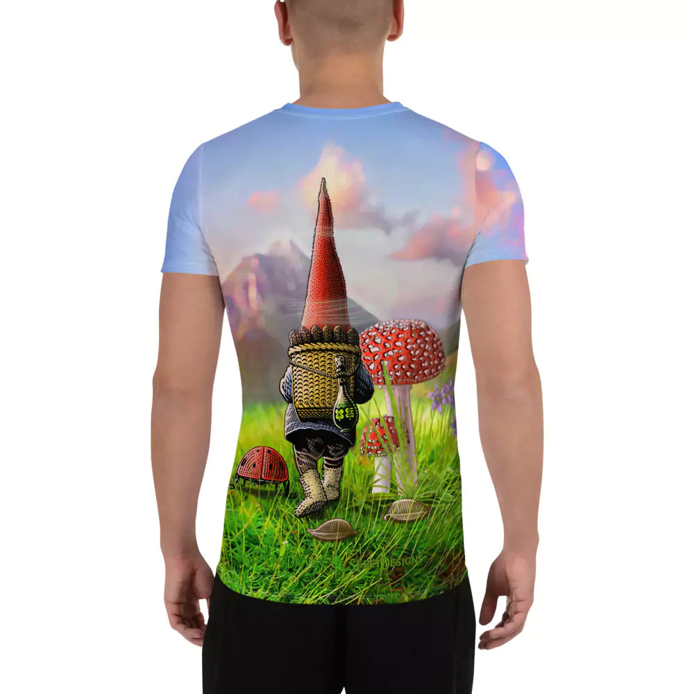 SkeetDesigns | GnomeDriven | Men's All Over Print Jersey | The Road Ahead | Disc Golf Apparel