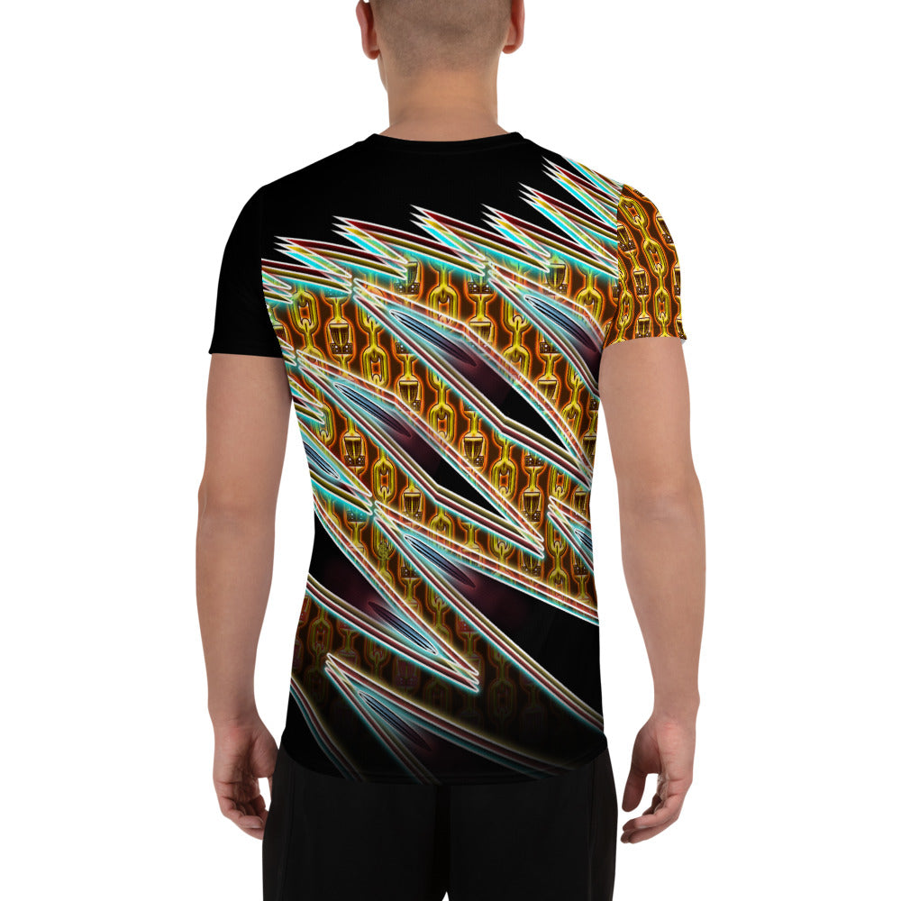 SkeetDesigns | Men's All Over Print Jersey | Gold Chains | Disc Golf Apparel