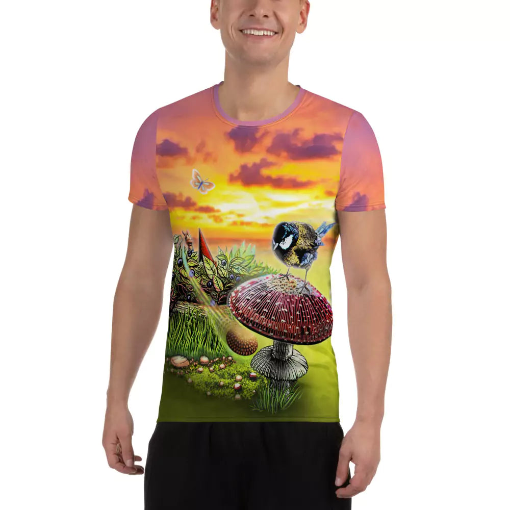 SkeetDesigns | GnomeDriven | Men's All Over Print Jersey | Blind Flick Run | Disc Golf Apparel