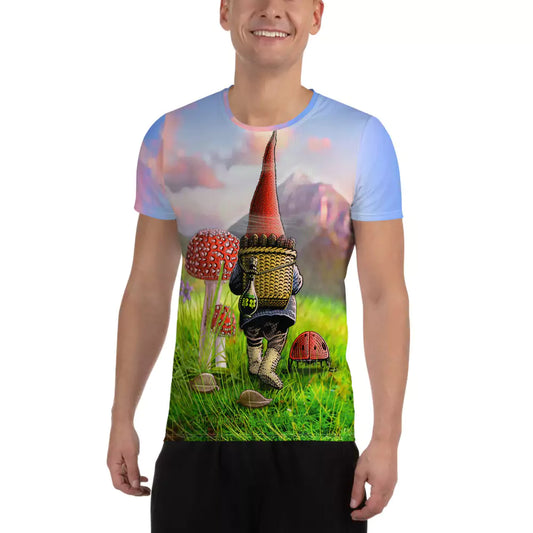 SkeetDesigns | GnomeDriven | Men's All Over Print Jersey | The Road Ahead | Disc Golf Apparel