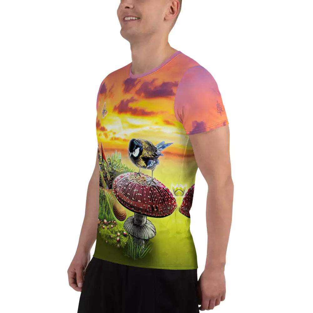 SkeetDesigns | GnomeDriven | Men's All Over Print Jersey | Blind Flick Run | Disc Golf Apparel
