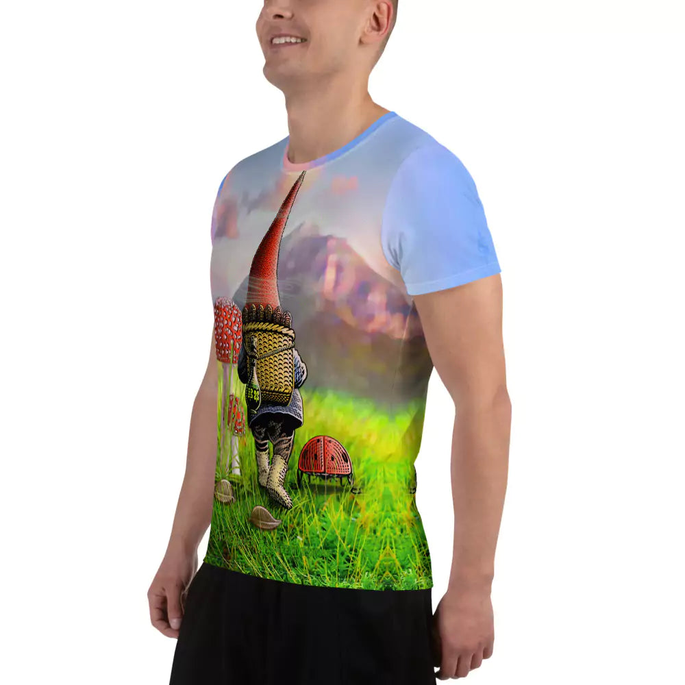 SkeetDesigns | GnomeDriven | Men's All Over Print Jersey | The Road Ahead | Disc Golf Apparel