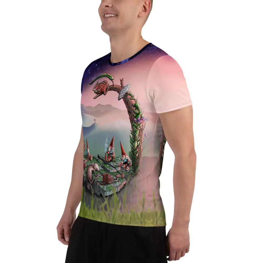 SkeetDesigns | GnomeDriven | Men's All Over Print Jersey | Mid-Round Break | Disc Golf Apparel