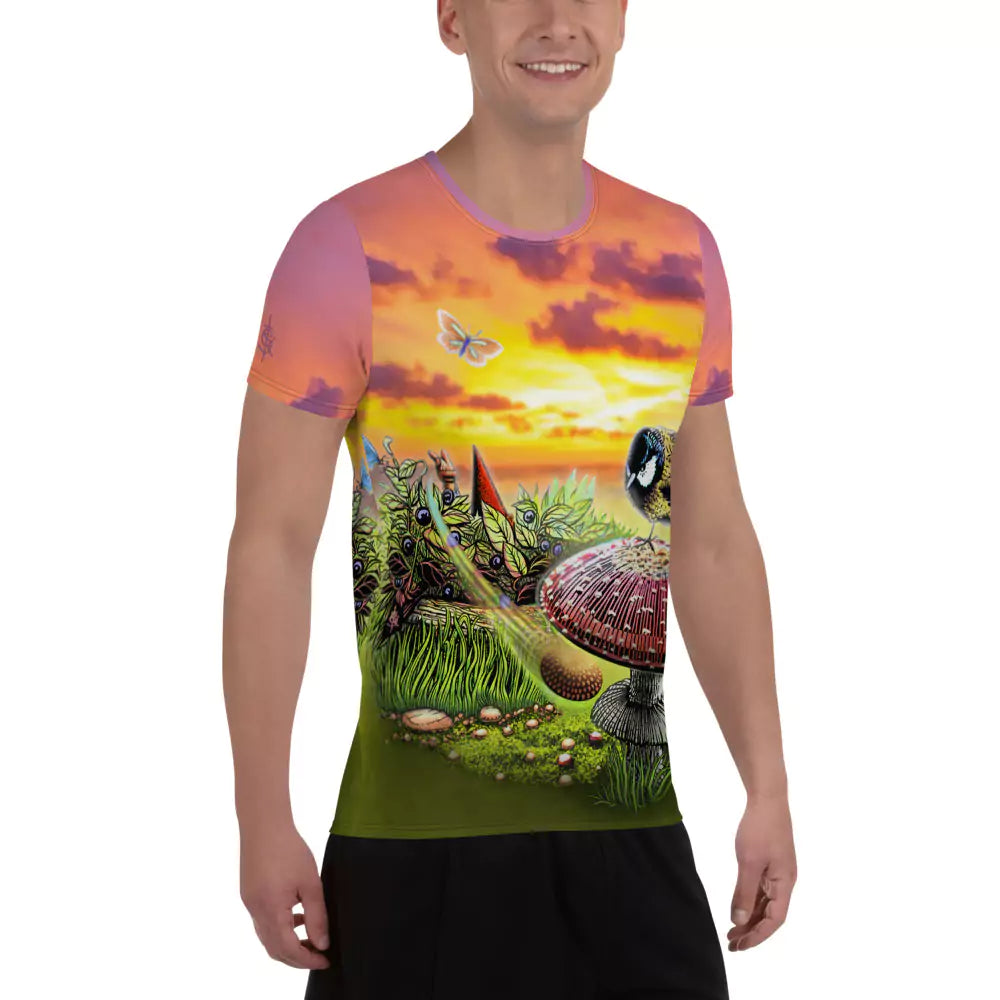 SkeetDesigns | GnomeDriven | Men's All Over Print Jersey | Blind Flick Run | Disc Golf Apparel