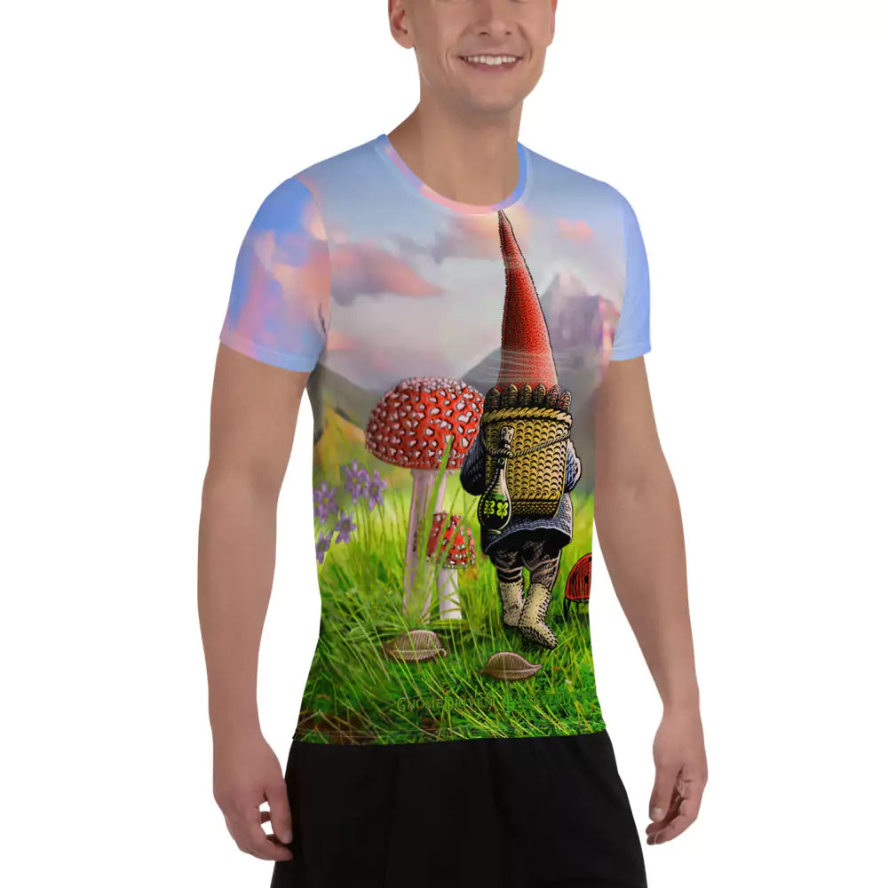 SkeetDesigns | GnomeDriven | Men's All Over Print Jersey | The Road Ahead | Disc Golf Apparel