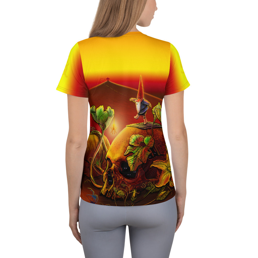 SkeetDesigns | GnomeDriven | Women's All Over Print Jersey | Halloween | Disc Golf Apparel