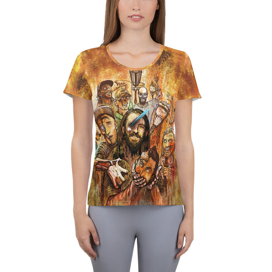 SkeetDesigns | Women's All Over Print Jersey | Halloween Zombies | Disc Golf Apparel