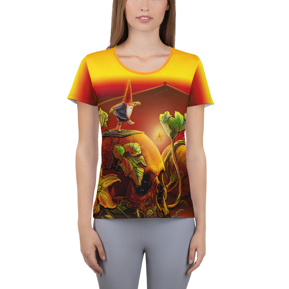 SkeetDesigns | GnomeDriven | Women's All Over Print Jersey | Halloween | Disc Golf Apparel