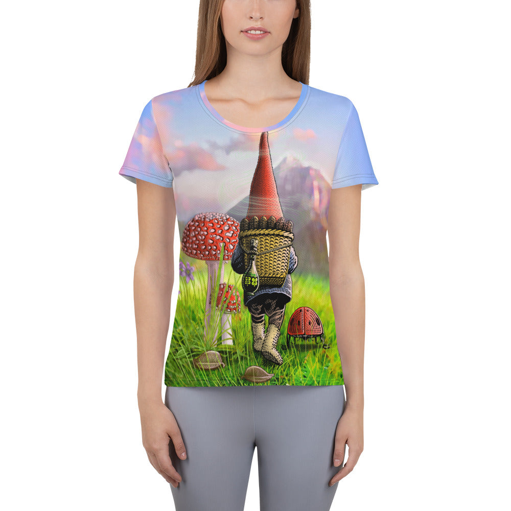 SkeetDesigns | GnomeDriven | Women's All Over Print Jersey | The Road Ahead | Disc Golf Apparel