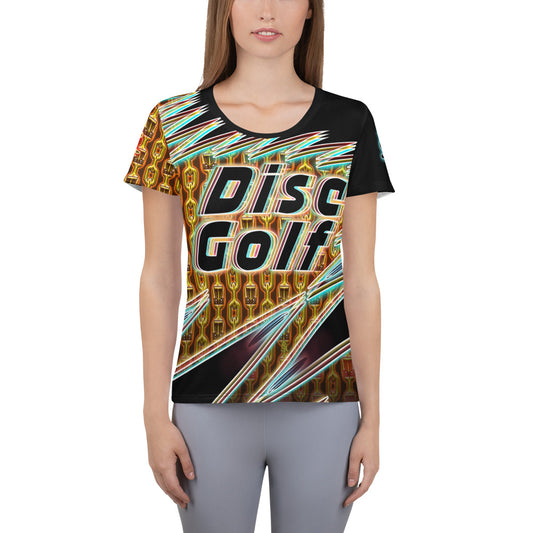SkeetDesigns | Women's All Over Print Jersey | Gold Chains | Disc Golf Apparel