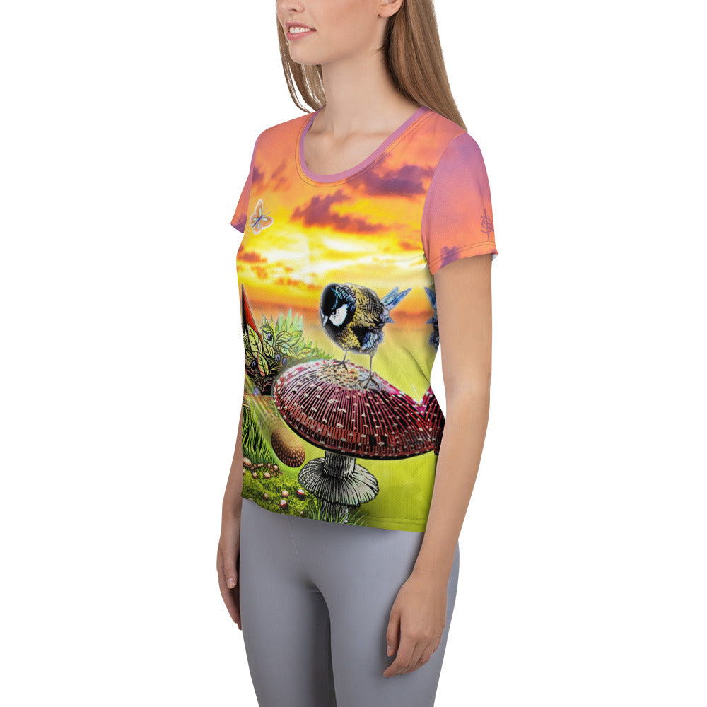 SkeetDesigns | GnomeDriven | Women's All Over Print Jersey | Blind Flick Run | Disc Golf Apparel