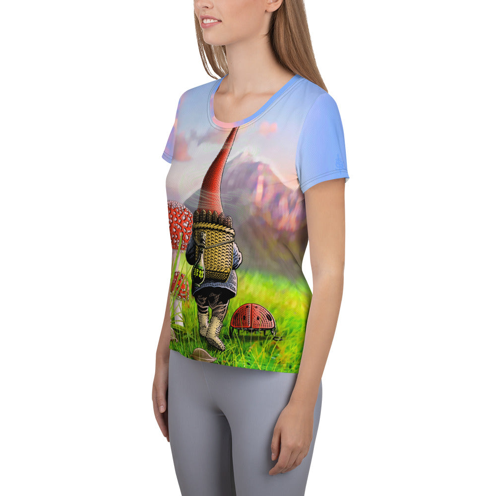SkeetDesigns | GnomeDriven | Women's All Over Print Jersey | The Road Ahead | Disc Golf Apparel