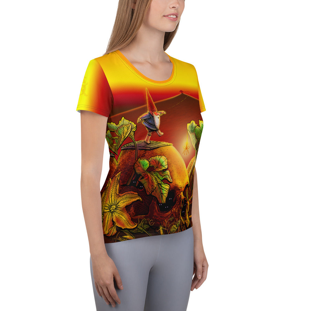 SkeetDesigns | GnomeDriven | Women's All Over Print Jersey | Halloween | Disc Golf Apparel