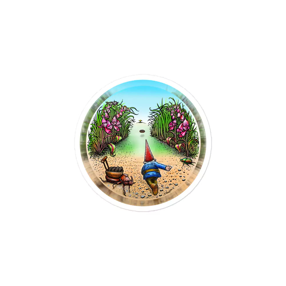 SkeetDesigns | GnomeDriven | Stickers | Behind The Drive | Disc Golf Accessories