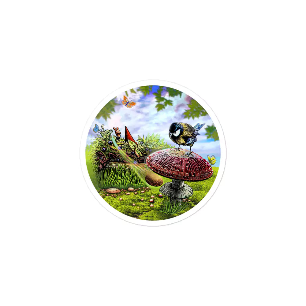 SkeetDesigns | GnomeDriven | Stickers | Blind Flick Run | Disc Golf Accessories