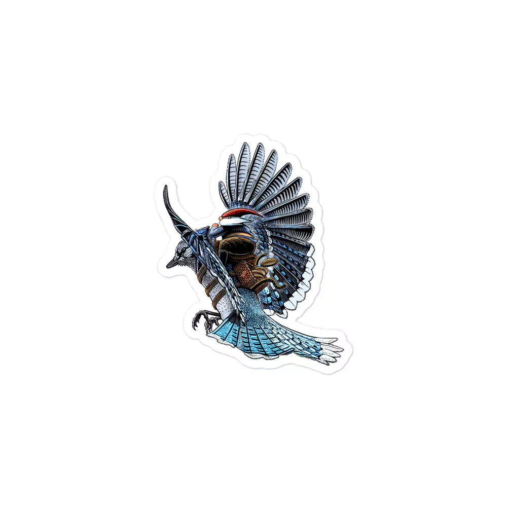 SkeetDesigns | GnomeDriven | Stickers | Blue Jay Rider | Disc Golf Accessories