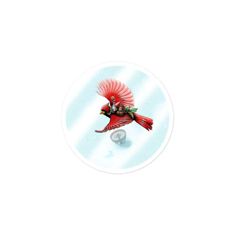 SkeetDesigns | GnomeDriven | Stickers | Cardinal | Disc Golf Accessories