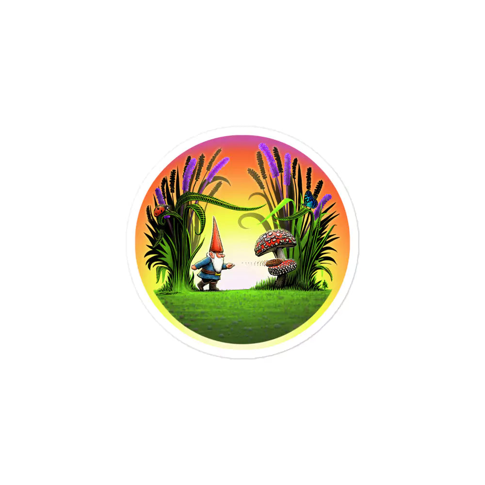 SkeetDesigns | GnomeDriven | Stickers | Drop In Putt | Disc Golf Accessories