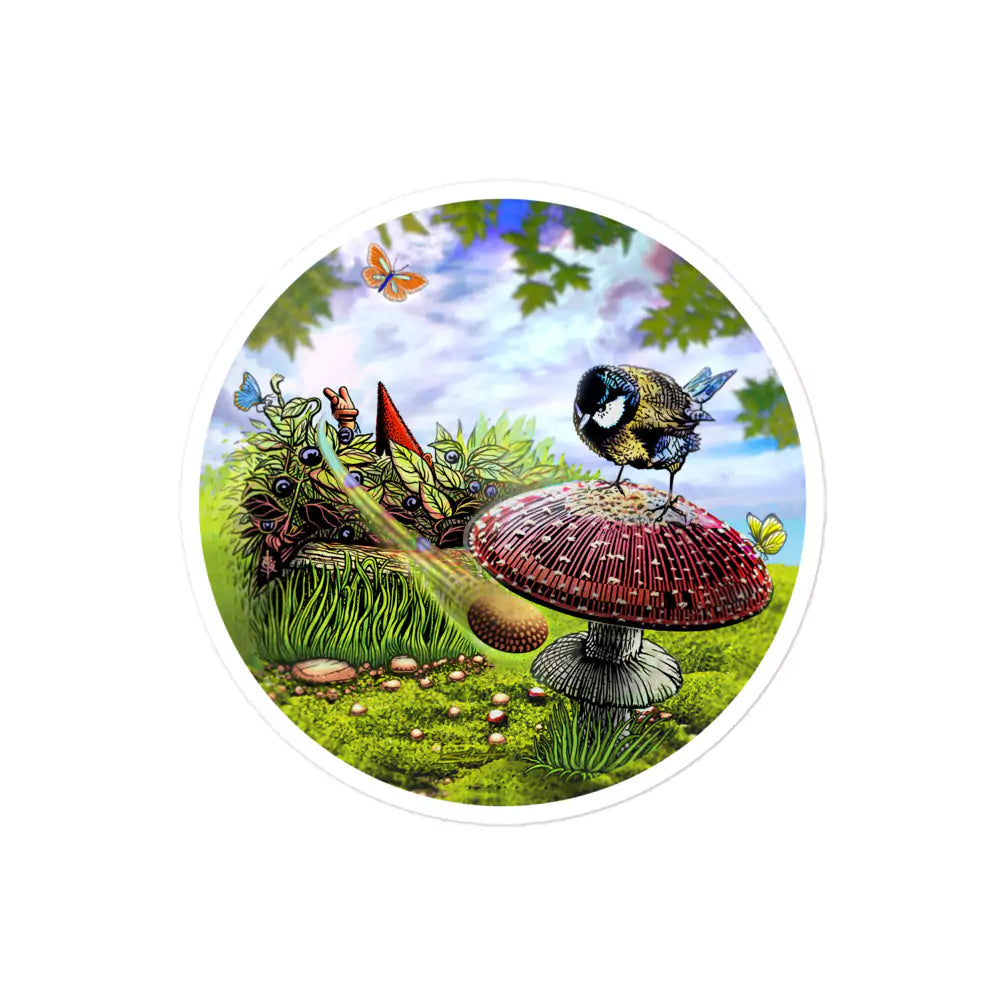 SkeetDesigns | GnomeDriven | Stickers | Blind Flick Run | Disc Golf Accessories