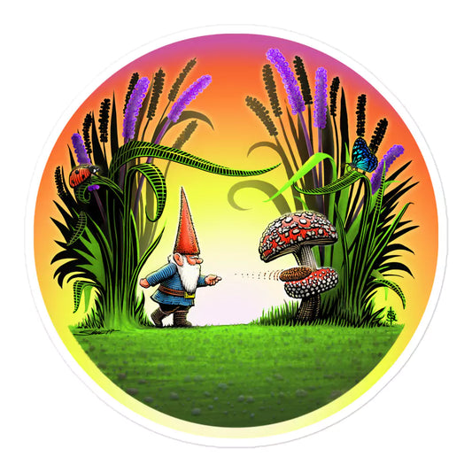 SkeetDesigns | GnomeDriven | Stickers | Drop In Putt | Disc Golf Accessories