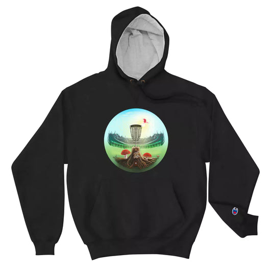 SkeetDesigns | GnomeDriven | Men's Champion® Hoodie | Home | Disc Golf Apparel