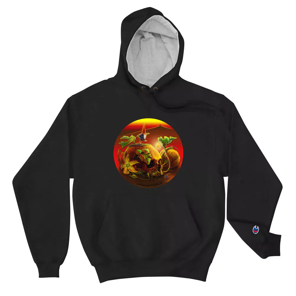 SkeetDesigns | GnomeDriven | Men's Champion® Hoodie | Halloween | Disc Golf Apparel