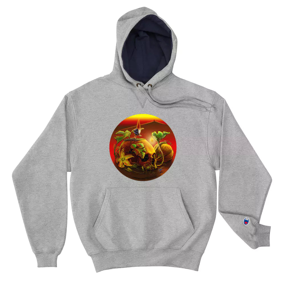 SkeetDesigns | GnomeDriven | Men's Champion® Hoodie | Halloween | Disc Golf Apparel