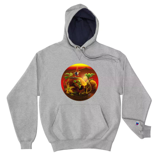 SkeetDesigns | GnomeDriven | Men's Champion® Hoodie | Halloween | Disc Golf Apparel