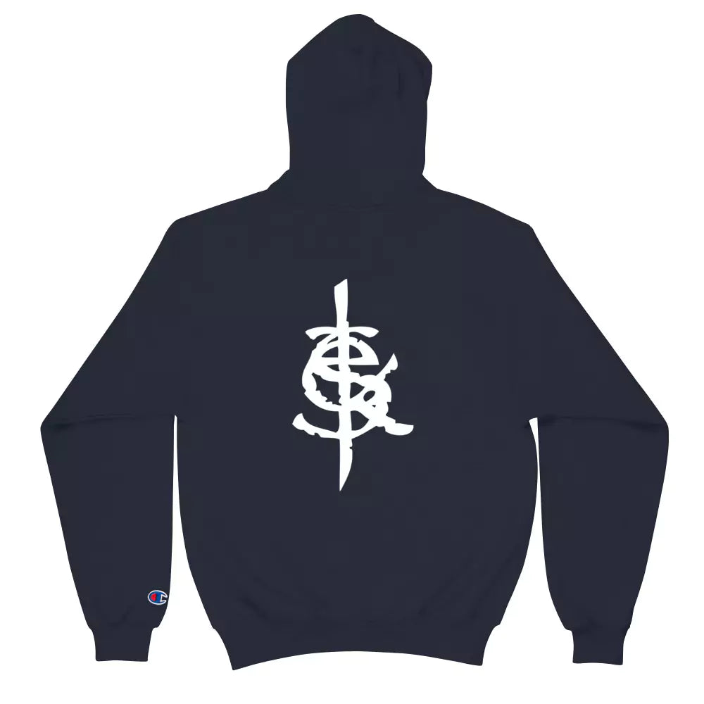 SkeetDesigns | GnomeDriven | Men's Champion® Hoodie | Mid-Round Break | Disc Golf Apparel