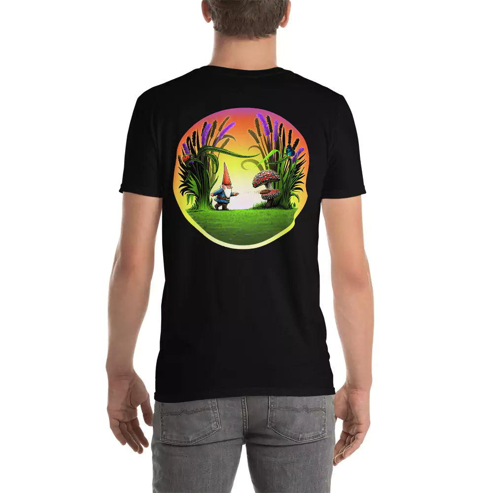 SkeetDesigns | GnomeDriven | Men's Short Sleeve T-Shirt | Drop In Putt V2 | Disc Golf Apparel