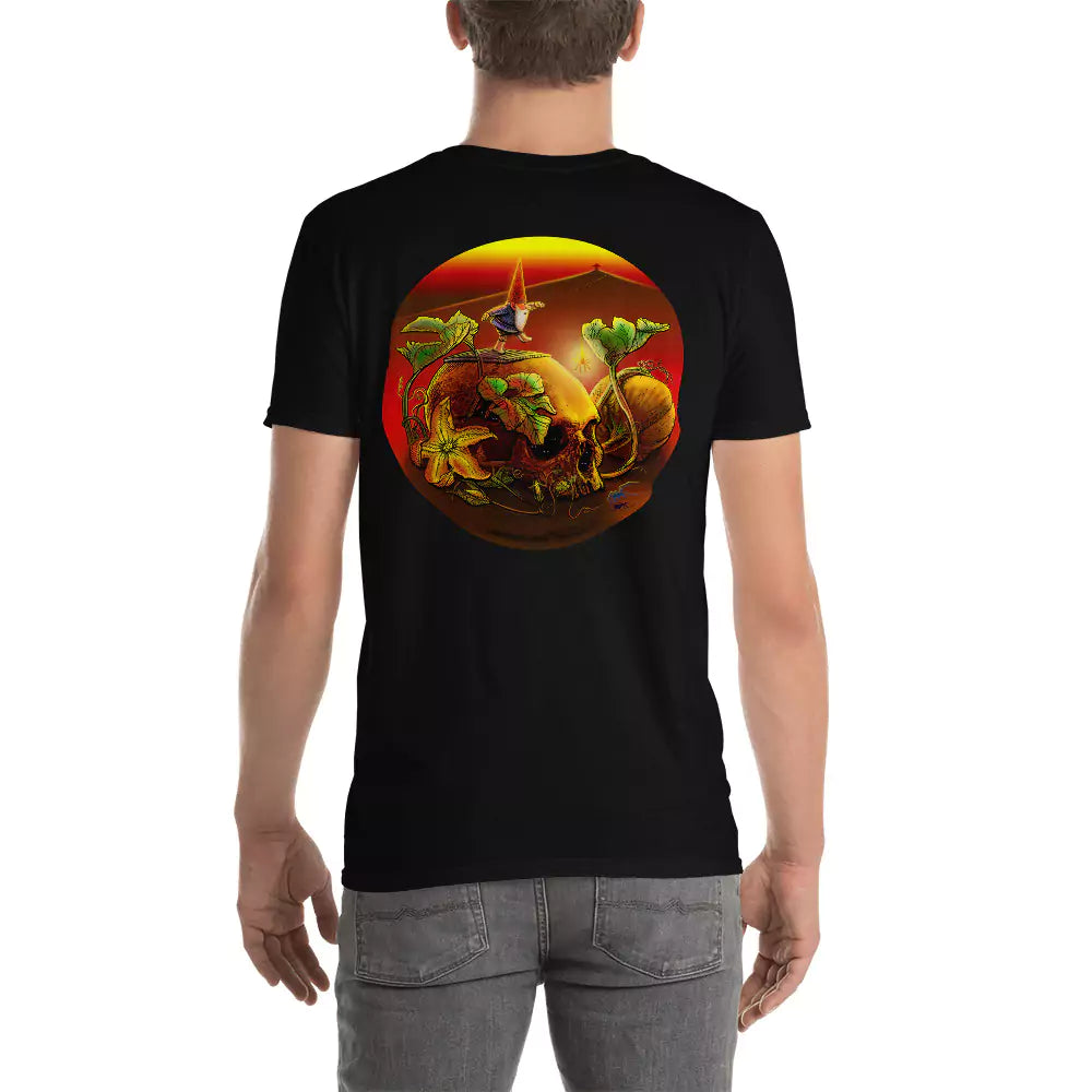 SkeetDesigns | GnomeDriven | Men's Short Sleeve T-Shirt | Halloween V2 | Disc Golf Apparel