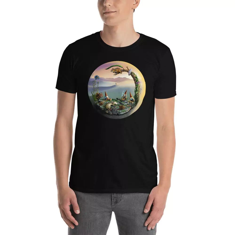 SkeetDesigns | GnomeDriven | Men's Short Sleeve T-Shirt | Mid-Round Break | Disc Golf Apparel