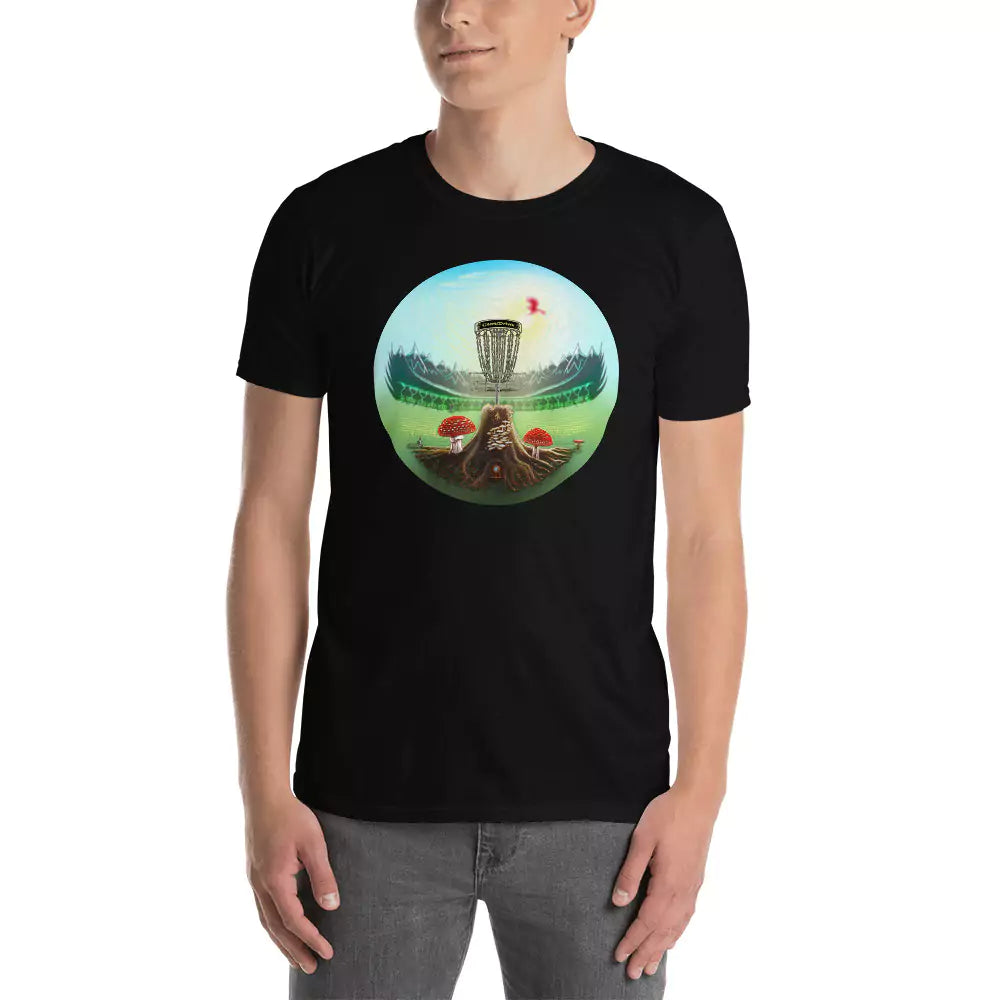 SkeetDesigns | GnomeDriven | Men's Short Sleeve T-Shirt | Home | Disc Golf Apparel
