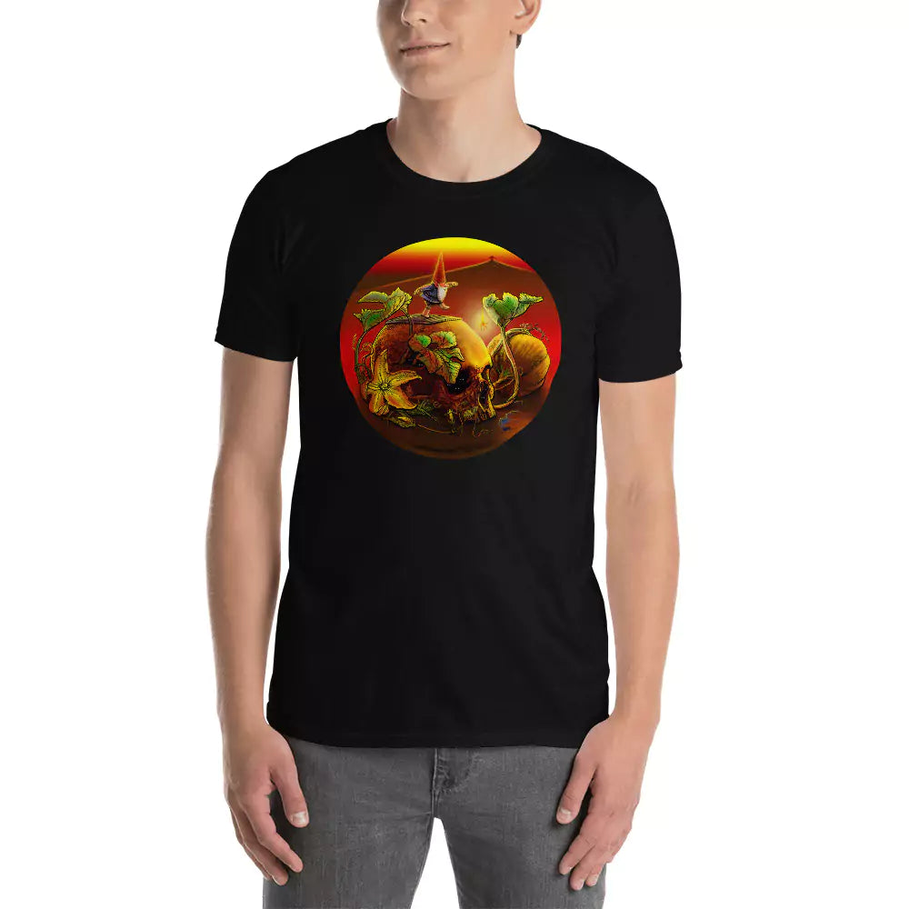 SkeetDesigns | GnomeDriven | Men's Short Sleeve T-Shirt | Halloween | Disc Golf Apparel