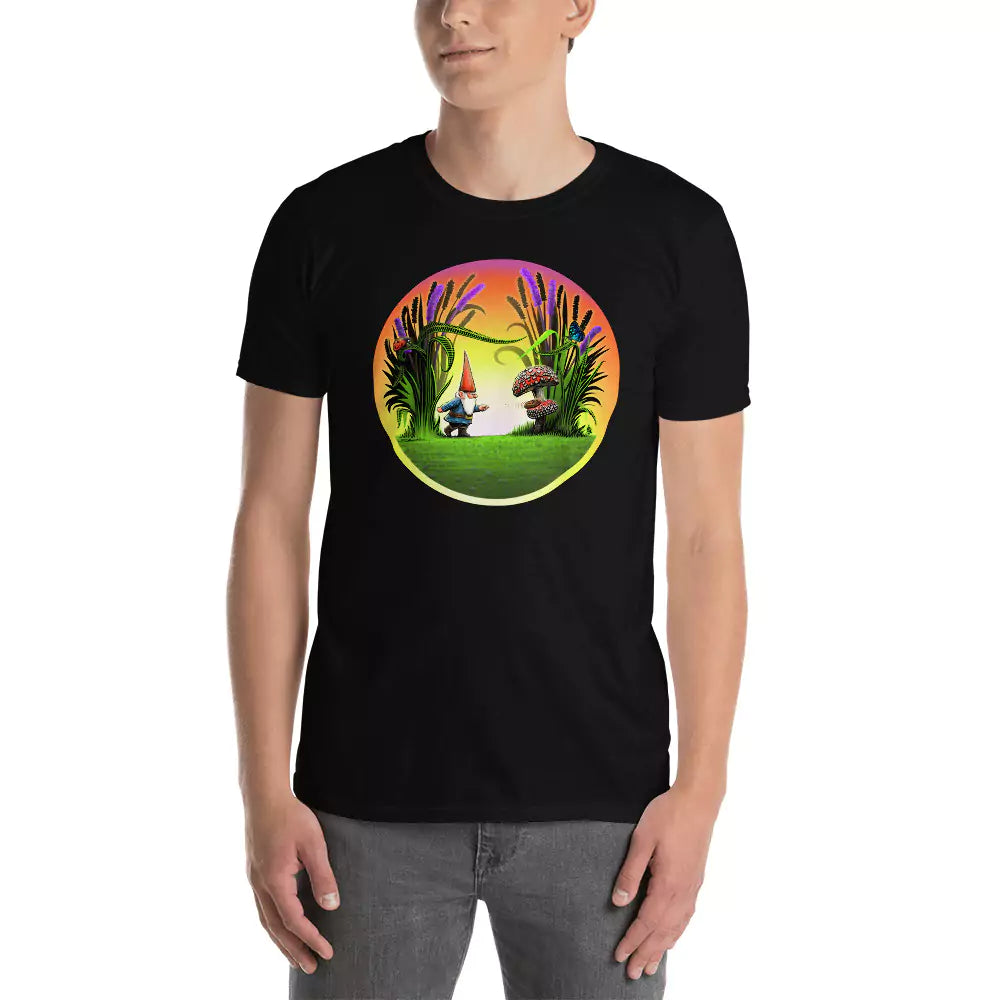 SkeetDesigns | GnomeDriven | Men's Short Sleeve T-Shirt | Drop In Putt | Disc Golf Apparel