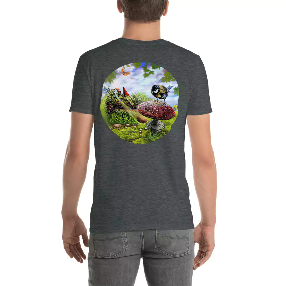 SkeetDesigns | GnomeDriven | Men's Short Sleeve T-Shirt | Blind Flick Run V2 | Disc Golf Apparel
