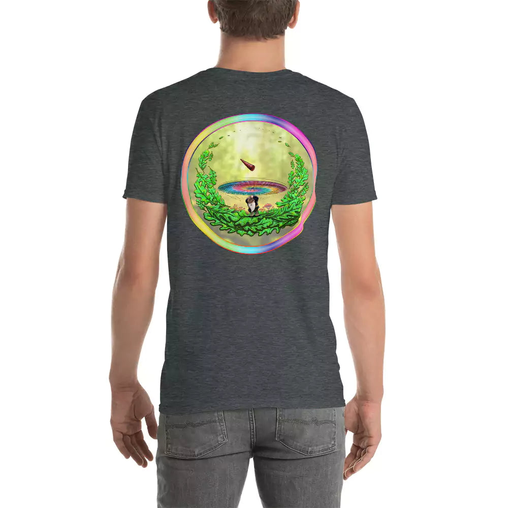 SkeetDesigns | GnomeDriven | Men's Short Sleeve T-Shirt | Close Call V2 | Disc Golf Apparel